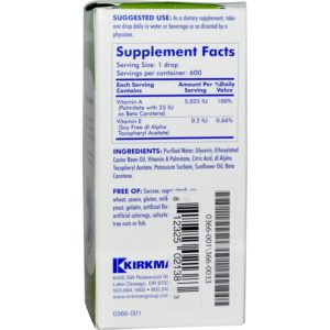 Buy Best Kirkman Mycellized Vitamin A Supplement in India from VitSupp 2