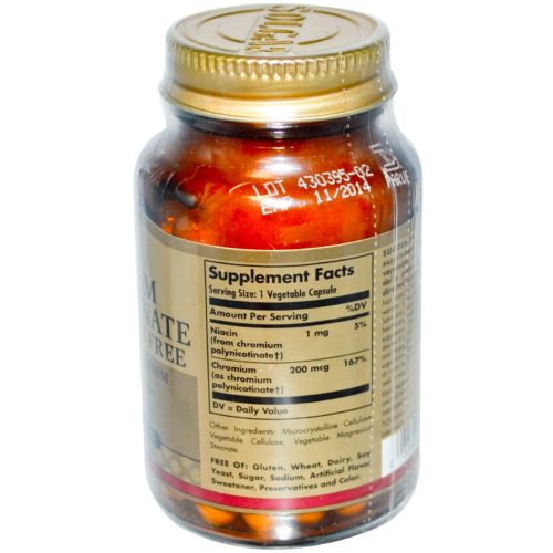 Buy Best Solgar Chromium Polynicotinate Supplement in India from VitSupp Healthcare 2