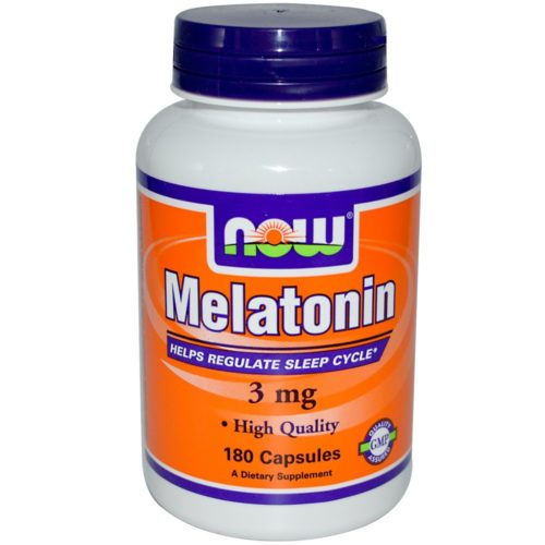 Buy best Now Melatonin 3 mg 180 Capsules in India from VitSupp