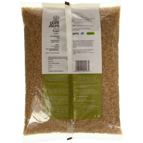 Pure & Sure Organic Brown Sugar-1kg-1