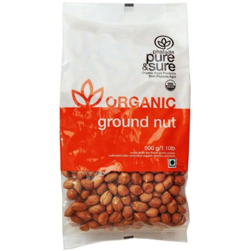 Pure & Sure Organic Ground Nut-500g