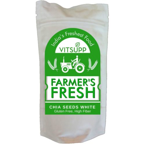 Farmer's Fresh Chia Seeds white