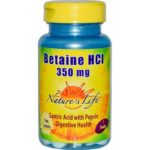 Nature's Life Best Betaine HCL with Pepsin 350 mg 100 Tablets